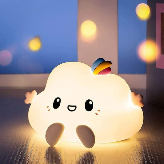 Silicone Cloud Rechargeable LED Night Lamp