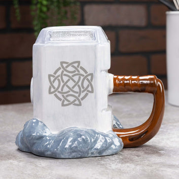 3D Ceramic Thor Hammer Mug Avenger - Your Coffee/Tea Partner