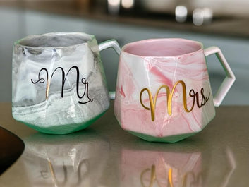 Mr. & Mrs. Ceramic Mug Set