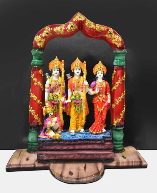 Hand painted Ram Darbar Statue for Home Decor