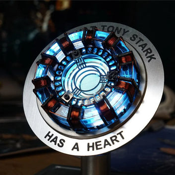 Iron Man Arc Reactor MK1,with LED Light, Tony Stark has a Heart Touch Sensitive Motion Lamp